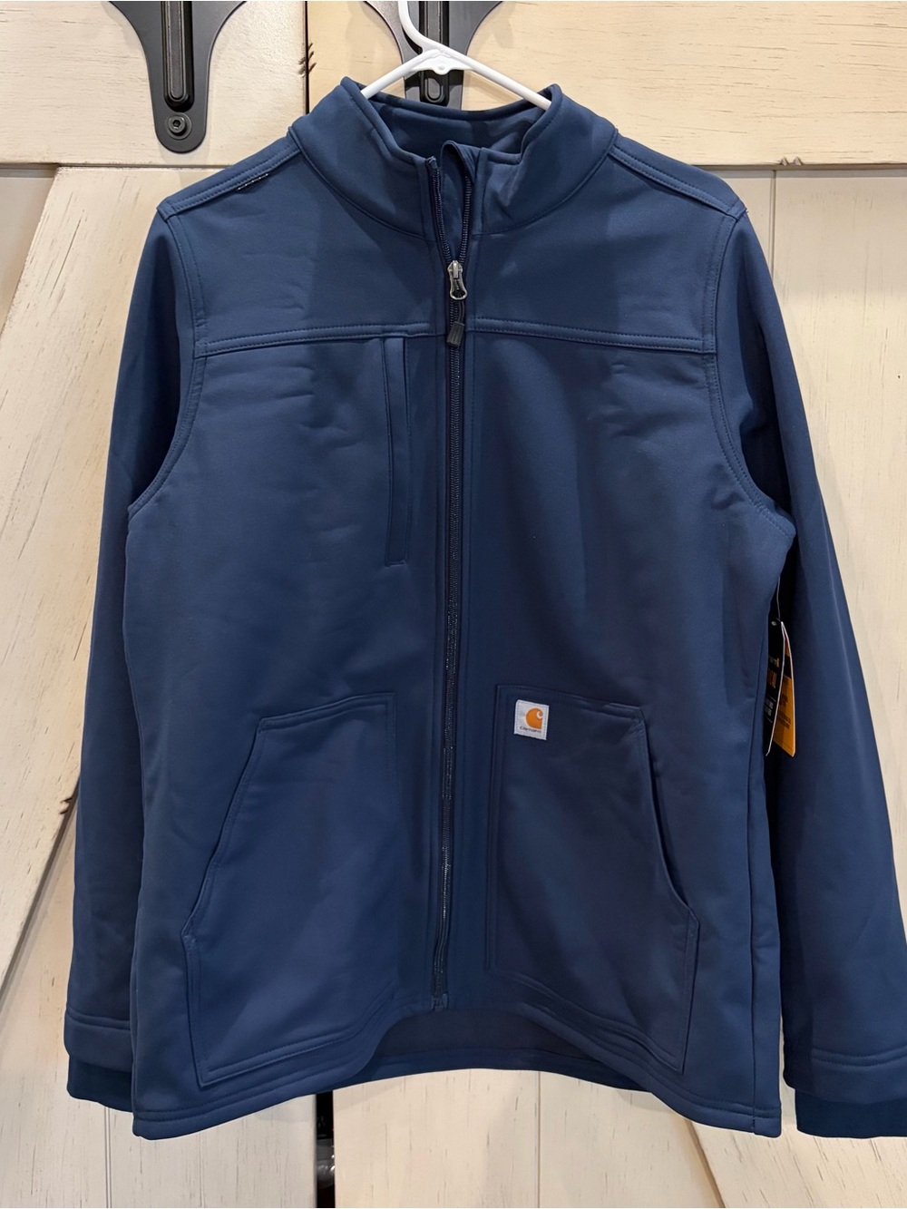 NWT Carhartt Rugged Flex Peak Bonded Fleece Scrub Jacket Size Large
